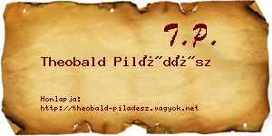 Theobald Piládész névjegykártya